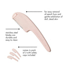 Tweezerman Prep and Plane Facial Razors for Hair Removal and Exfoliation, 3 Count Tweezerman
