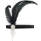 BABEYOND 1920s Flapper Headpiece Roaring 20s Great Gatsby Headband Black Feather Headband 1920s Flapper Gatsby Hair Accessories (White) BABEYOND