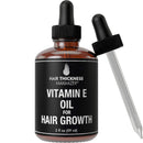 Vitamin E Oil For Hair Growth. Vegan, Unscented, Liquid Hair Grade Serum For Women and Men. No Alcohol. Great for Hair Thickening, Hair Regrowth, Scalp, and Skin. Stop Hair Loss and Hair Thinning 2oz Hair Thickness Maximizer