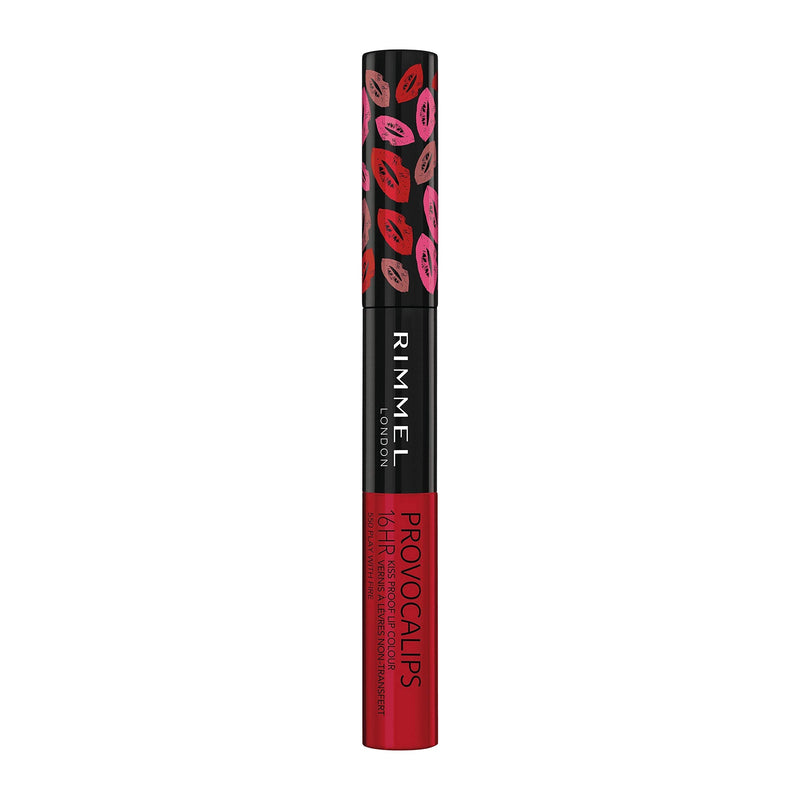 Rimmel London Provocalips 16hr Kiss-Proof Lip Colour - 55 Play With Fire, .14 fl.oz (34666744550) Rimmel