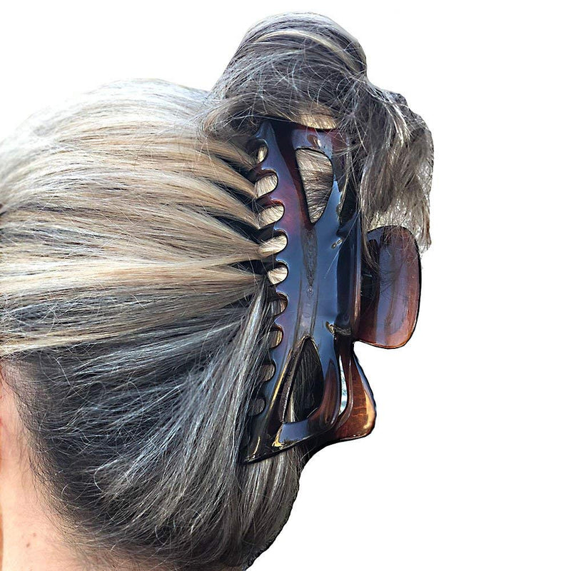 Camila Paris CP118 French Hair Clip for Women, Tortoise 6 inch for Thick Volume Hair, Girls Hair Claw Clips Jaw, Durable Styling Hair Accessories for Women, Strong Hold No Slip Grip, Made in France Camila