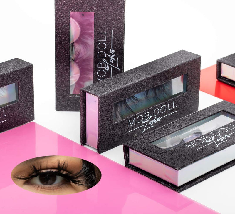 3D False Dramatic Eyelashes – 100% Mink Long Eyelashes Strips – Super-Long Siberian Mink Fur – Comfortable and Easy to Apply – Ultra-Fluffy High Volume – Reusable Up to 15 Wears (3D86) Mob Doll Lashes