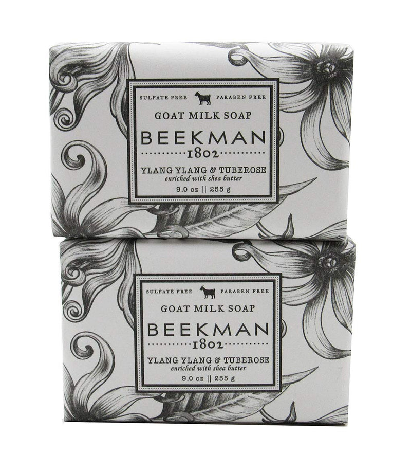 Beekman 1802 Goat Milk Soap a set of 2-9 oz. each (Ylang Ylang &Tuberose) Beekman 1802