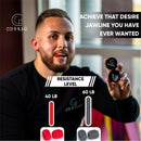 GEMMLINE Jaw Exerciser Tablets | Neck and Face Jawline Exerciser for Men/Women Chisell your Jaw (Red+Grey) G GEMMLINE