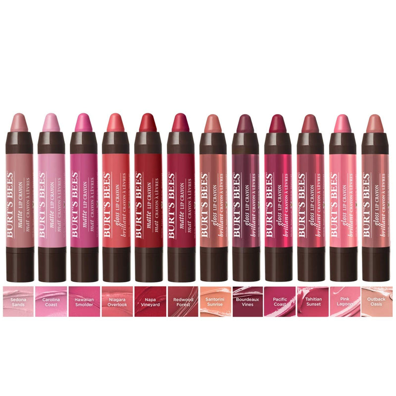 Burt's Bees 100% Natural Origin Moisturizing Matte Lip Crayon, Niagara Overlook - 1 Crayon Burt's Bees