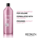 Redken Volume Injection Shampoo | For Fine Hair | Adding Lift & Body | Paraben Free REDKEN