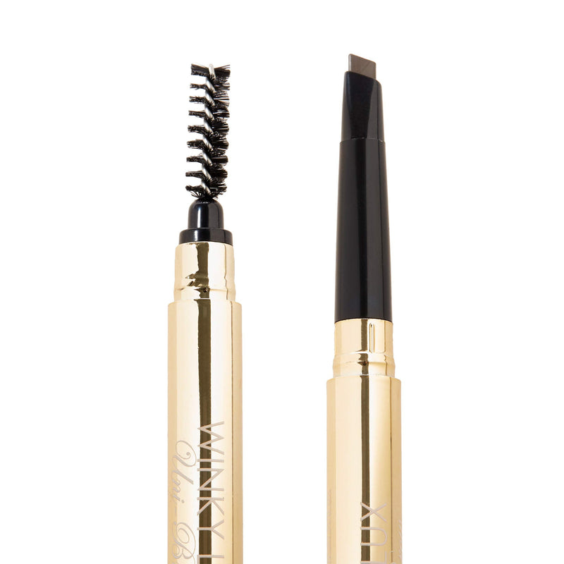 Winky Lux | Uni-Brow Universal Eyebrow Pencil | Brow Pencil | Universal Color | All Brows from Dark Brown to Blonde Hair | Natural Brows, .09 oz Winky Lux