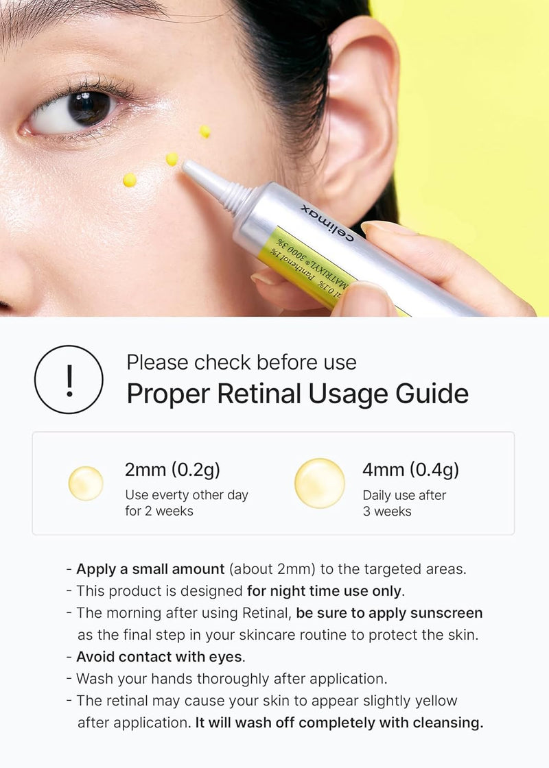 celimax The Vita A Retinal Shot Tightening Booster | with Retinal 0.1%, Matryxyl 3%, Pore Minimizer, Wrinkles & Fine Lines, Firmer Skin, 15ml Infinity Warehouse