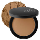 Glo Skin Beauty Pressed Base Powder Foundation Makeup (Natural Medium) - Flawless Coverage for a Radiant Natural, Second-Skin Finish Infinity Warehouse