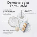 Dr Dennis Gross DermInfusions Plump + Repair Tinted Lip Treatment, Clear - Visibly Plumps & Defines Lips with Hyaluronic Acid & Peptides - Repairs Moisture Barrier - 4 mL Infinity Warehouse
