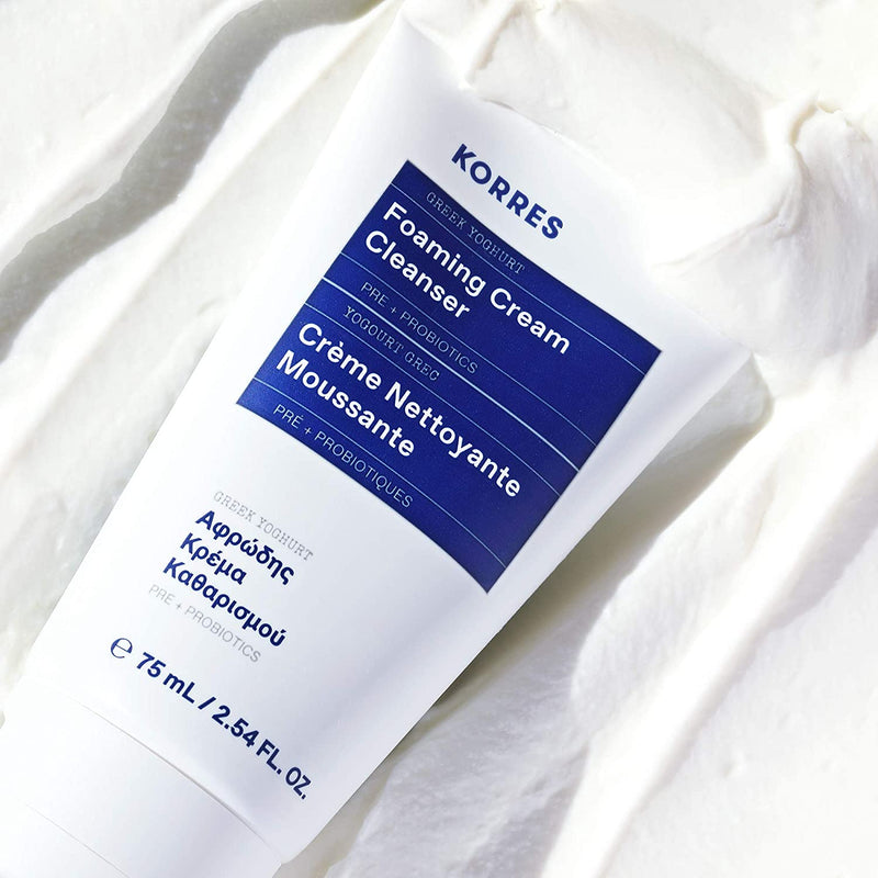 KORRES Greek Yoghurt Foaming Cream Cleanser 150 Ml, 5.01 fl. oz. martinandmark.com