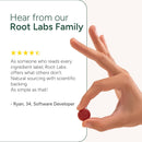 ROOT LABS Sea Moss Gummies I 92+ Minerals I Black Seed Oil I KSM 66 Ashwagandha I Lab Tested I No Added Sugar | for Men, Women I Non-GMO I 100% Natural & Organic I 1600 mg I 60 Gummy Infinity Warehouse