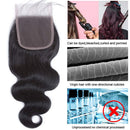 QTHAIR 12A Brazilian Body Wave Lace Closure Free Part 4×4 12inch Brazilian Body Wave Virgin Human Hair Swiss Lace Closure QTHAIR