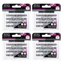 Ardell False Eyelashes Double Up Individuals Knot-Free Short Black 4 Pack Ardell