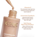 ICONIC LONDON Underglow Blurring Primer | Blurs Imperfections and Gives Skin a Radiant Glow, Cruelty-Free, Vegan Makeup Universal Shade, 0.91 Fl oz Infinity Warehouse
