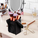 Makeup Brush Bag, Makeup Brush Holder Makeup Brush Organizer Makeup Brush Case, Stand-up Makeup Brush Bag Makeup Bag, Cosmetic Bag Artist Storage Bag Makeup Brush Cup (Small, Black) TANTO