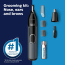 Philips Norelco Nose Trimmer 3000, For Nose, Ears and Eyebrows, Black, NT3600/42 Philips Norelco
