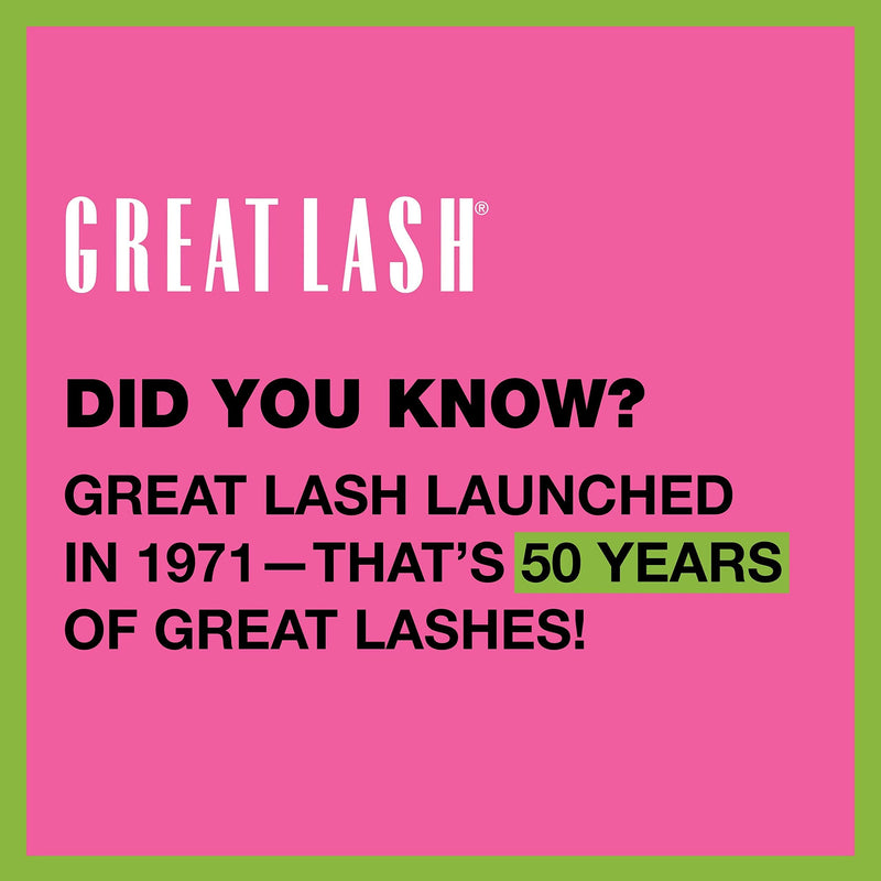 Maybelline New York Great Lash Washable Mascara, Very Black (Pack of 2) Maybelline New York