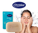 Dermisa Exfoliating Oatmeal Bar | Helps to Gently Cleanse and Exfoliate Dry Skin | Contains Oatmeal + Aloe Vera | NO PARABENS, NO SULFATES | 3 OZ | Pack of 1 Dermisa