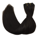 GOO GOO Clip in Hair Extensions Human Hair Dark Brown 20 Inch 120g 7pcs Remy Hair Extensions Real Natural Hair Straight Thick GOO GOO Store
