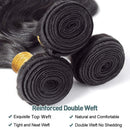 Brazilian Body Wave Human Hair Bundles 3 Bundles Body Wave Human Hair 100% Unprocessed Human Hair Weave 18 20 22 inch Body Wave Extension Bundles Natural Black Body Wave 3 Bundles for Black Women Seekomi