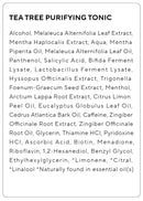 AROMATICA Tea Tree Purifying Tonic 3.38oz, Paraben, Silicone, Sulfate Free | Vegan | Soothing & Cooling Tonic for your scalp | Helps hair look healthier and nourished | Natural Ingredients Only Infinity Warehouse
