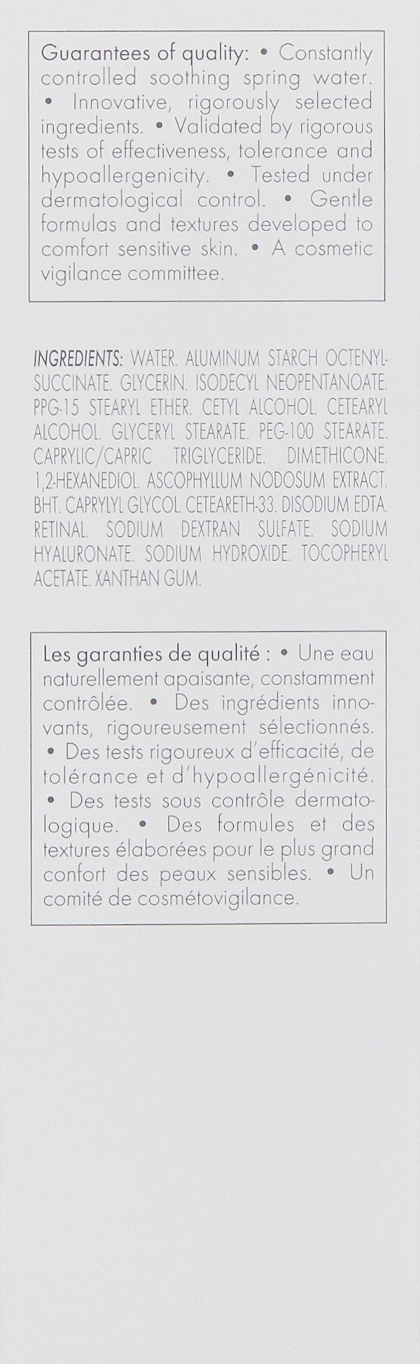 Eau Thermale Avene - RetrinAL EYES - Retinaldehyde & Hyaluronic Acid - Minimizes Appearance of Under-Eye Lines, Puffiness & Dark Circles - 0.5 fl.oz. Eau Thermale Avène