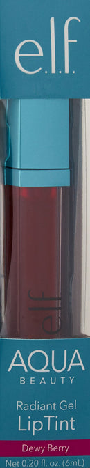 Elf Cosmetics 57041 Aqua Beauty Radiant Gel Lip Tint, Dewy Berry, 0.6 Ounce e.l.f.