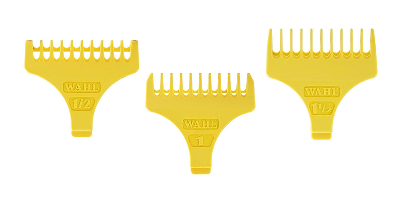 Wahl Professional T Blade Trimmer Guide Set (#1/2, #1, and #1 1/2) Great for Professional Stylists and Barbers - Model 3059 Guides Measure 1/16”, 1/8”, and 3/16”