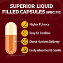 DHT Blocker for Men | Hair Growth Supplement with Saw Palmetto & Biotin - Hair Growth Vitamins - Hair Regrowth - Natural Hair Loss Supplements Liquid-Filled - Proprietary Herbal Blends (90 Capsules) Infinity Warehouse