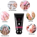 Makartt Poly Nail Gel White 50ML Bundle with Nail Dehydrator and Nail Primer Kit, Gel Nail Brush and nail Spatula Dual End Makartt