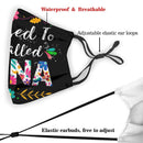 Qtchenglj Proud Nana, Blessed To Be Called Nana Unisex Mask balaclavas, Washable And Reusable, Suitable For Daily Outing Use 526