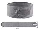 Sinland Spa Headband for Women 3 Counts Adjustable Makeup Hair Band with Magic Tape,Head Wrap for Face Care, Makeup and Sports 3 Pack SINLAND
