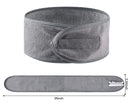 Sinland Spa Headband for Women 6 Counts Adjustable Makeup Hair Band with Magic Tape,Head Wrap for Face Care, Makeup and Sports SINLAND