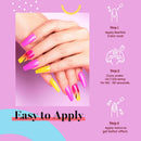 Beetles Gel Nail Polish, 1Pcs 15ML Poppy Pink Neon Color Soak Off Gel Polish Nail Art Manicure Salon DIY at Home beetles Gel Polish Store