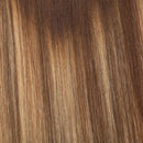 Ombre Double Weft 100% Remy Human Hair Clip in Extensions Highlight Highlighted Thick Thickened Long Straight 8pcs 18clips 20" / 20 inch 150g 4T27P4 Medium Brown to Dark Blonde mix Medium Brown MY-LADY