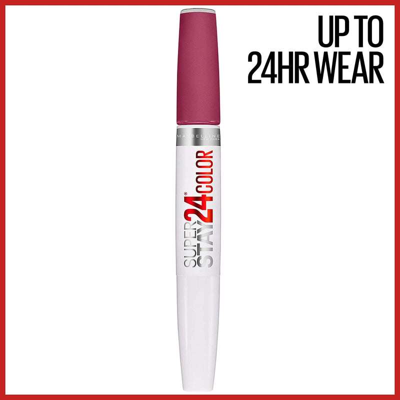 Maybelline SuperStay 24, 2-Step Liquid Lipstick, Relentless Ruby Maybelline New York
