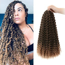 8 Packs Passion Twist Hair 24 Inch Passion Twist Crochet Hair For Black Women Water Wave Crochet Braiding Hair Extensions (1B/27) Angels Beauty Store