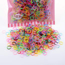 Multi Candy Color Baby Girl's Kids Hair Holder Hair Ties Elastic Rubber Bands (small(2000pcs), Muti-color 10) MIUANCE