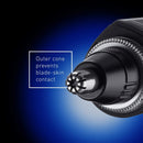 Panasonic Ear and Nose Hair Trimmer for Men with Vacuum Cleaning System, Powerful Motor and Dual-Edge Blades for Smoother Cutting, Wet/Dry – ER-GN70-K (Black) Panasonic