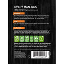 Every Man Jack Men's Natural Deodorant - Activated Charcoal | 2.7-ounce Twin Pack - 2 Sticks Included | Naturally Derived, Aluminum Free, Parabens-free, Pthalate-free, Dye-free, and Certified Cruelty Free Every Man Jack Store