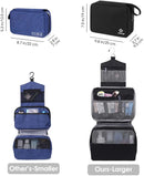 Hanging Travel Toiletry Bag Cosmetic Make up Organizer for Women and Girls Waterproof (V-Black) Narwey Store
