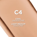 L'Oreal Paris True Match Super-Blendable Foundation, Medium Coverage Liquid Foundation Makeup, C4, Light Medium, 1 Fl Oz | C4, Light Medium, 1 Fl Oz Infinity Warehouse