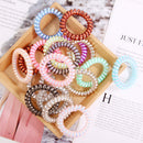 Ordermore 20pcs Spiral Hair Ties No Crease, Colorful Traceless Hair Ties, Elastic Coil Hair Ties for Women Girls, Waterproof Hair Coils for for Any Kinds of Hair (20PCS) Ordermore Store