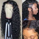 30 Inch Lace Front Wigs Human Hair Water Wave 100% Unprocessed Brazilian Virgin Hair Wigs With Baby Hair For Black Women 12A Glueless Lace Front Human Hair Wigs 150% Density Wigs (30,13x4 water wave) Zhuomei BEAUTY Store