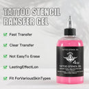 120ml Tattoo Stencil Transfer Gel Solution 4OZ Professional Tattoo Application Solution for Machine Stencils Paper, Stencil Transfer Gel for Beginners Artists Tattoo Supplies (PINK) Infinity Warehouse