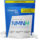 NMNH NMN Alternativen 250mg - 5X More Potent Dihydronicotinamide Mononucleotide NAD+ Booster for Peak Cellular Energy, DNA Repair & Healthy Aging - 60 Advanced Capsules Infinity Warehouse