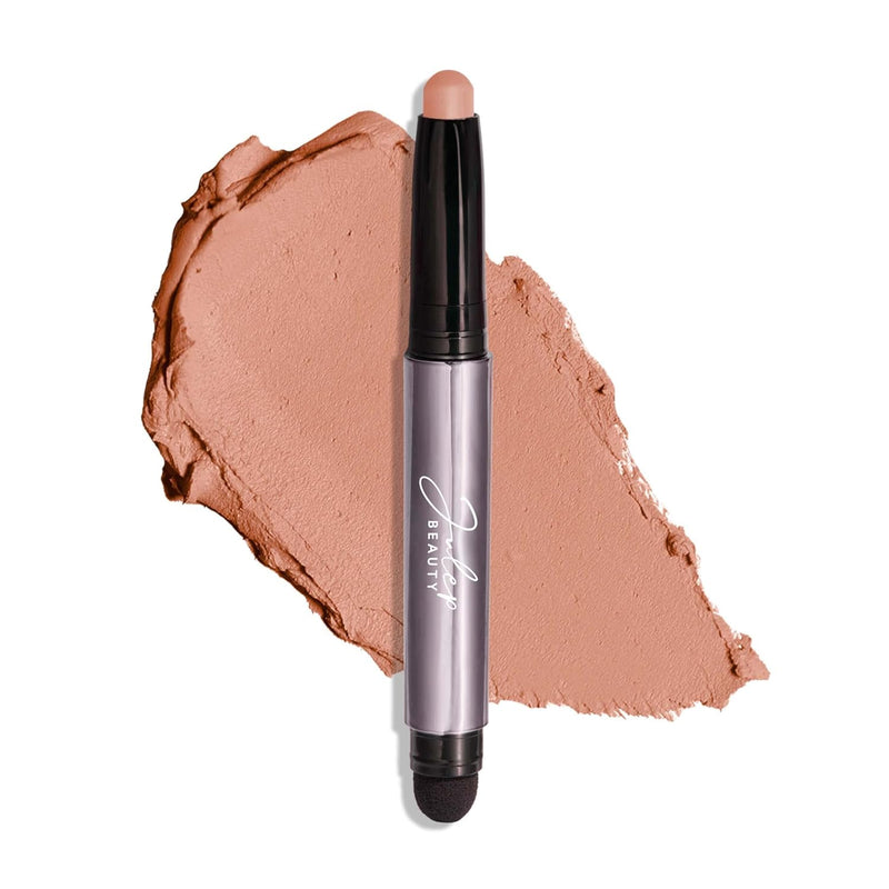 Julep Eyeshadow 101 Crème-to-Powder Waterproof Eyeshadow Stick – Rose Shimmer – Long-Lasting, Crease-Proof, Pearlescent Rose Shimmer Cream Eyeshadow with Built-in Smudger - Infinity Warehouse