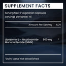 Renue By Science NMN Supplement | 90 Liposomal NMN Capsules - 500mg NMN Nicotinamide Mononucleotide per Serving | Bioavailable Formula for Increased Absorption | Manufactured in the USA Infinity Warehouse
