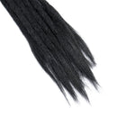 20 Inch Handmade Dreadlocks Braids Extensions Faux Locs Crochet Hair 30 strands Dreads Hair Reggae Hip-Pop Hair for Men and Women Black Hairro